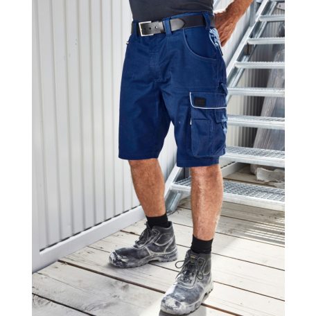 James & Nicholson SOLID NAVY technikai kopásálló rövidnadrág - munkaruha