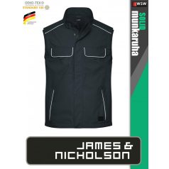   James & Nicholson SOLID CARBON technikai softshell mellény - munkaruha