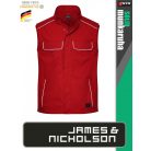 James & Nicholson SOLID RED technikai softshell mellény - munkaruha