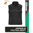 James & Nicholson SOLID BLACK technikai átmeneti softshell mellény - munkaruha