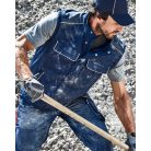 James & Nicholson SOLID CARBON technikai átmeneti softshell mellény - munkaruha