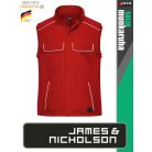 James & Nicholson SOLID RED technikai átmeneti softshell mellény - munkaruha