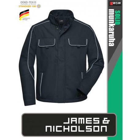 James & Nicholson SOLID CARBON technikai átmeneti softshell kabát - munkaruha