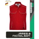 James & Nicholson SOLID RED technikai hőtükrös bélelt softshell mellény - munkaruha