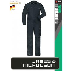   James & Nicholson SOLID CARBON technikai kopásálló kezeslábas overál - munkaruha