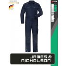 James & Nicholson SOLID NAVY technikai kopásálló kezeslábas overál - munkaruha