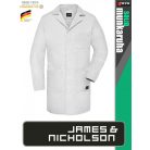 James & Nicholson SOLID WHITE technikai kopásálló köpeny - munkaruha