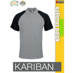 Kariban BASEBALL férfi galléros póló - munkaruha