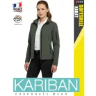 Kariban SOFTSHELL MARLGREEN női technikai softshell kabát - munkaruha