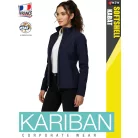 Kariban SOFTSHELL NAVY női technikai softshell kabát - munkaruha