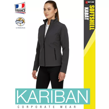 Kariban SOFTSHELL TITANIUM női technikai softshell kabát - munkaruha