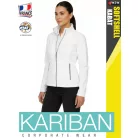 Kariban SOFTSHELL WHITE női technikai softshell kabát - munkaruha