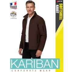   Kariban SOFTSHELL CHOCOLATE férfi technikai kabát - munkaruha