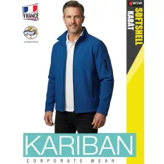   Kariban SOFTSHELL DARKROYAL férfi technikai kabát - munkaruha