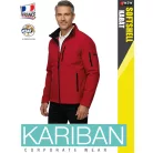 Kariban SOFTSHELL RED férfi technikai kabát - munkaruha