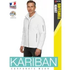 Kariban SOFTSHELL WHITE férfi technikai kabát - munkaruha