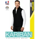 Kariban SOFTSHELL BLACK férfi technikai softshell mellény - munkaruha