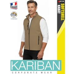   Kariban SOFTSHELL CAMEL férfi technikai softshell mellény - munkaruha