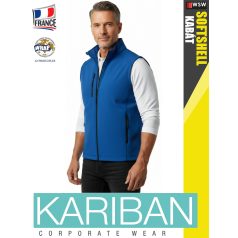   Kariban SOFTSHELL DARKROYAL férfi technikai softshell mellény - munkaruha