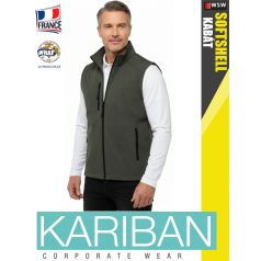   Kariban SOFTSHELL MARLGREEN férfi technikai softshell mellény - munkaruha