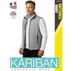   Kariban SOFTSHELL MARLGREY férfi technikai softshell mellény - munkaruha