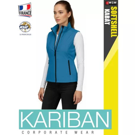 Kariban SOFTSHELL AQUA női softshell mellény - munkaruha
