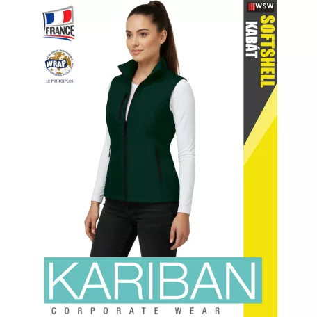 Kariban SOFTSHELL BOTTLE  női softshell mellény - munkaruha