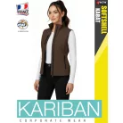 Kariban SOFTSHELL CHOCOLATE női softshell mellény - munkaruha