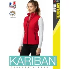 Kariban SOFTSHELL RED női softshell mellény - munkaruha