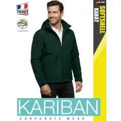   Kariban SOFTSHELL BOTTLE férfi kapucnis softshell kabát - munkaruha