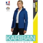 Kariban SOFTSHELL DARKROYAL kapucnis női kabát - munkaruha