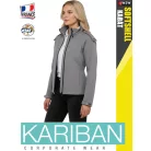 Kariban SOFTSHELL MARLGREY kapucnis női kabát - munkaruha