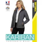 Kariban SOFTSHELL TITANIUM kapucnis női kabát - munkaruha