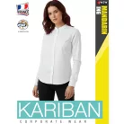 Kariban MANDARIN WHITE női ing blúz - munkaruha