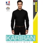 Kariban MANDARIN BLACK férfi ing - munkaruha
