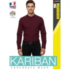 Kariban MANDARIN WINE férfi ing - munkaruha
