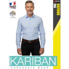 Kariban OXFORD WASHED BLUE hosszúujjú férfi ing - munkaruha