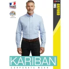 Kariban OXFORD BLUE férfi hosszúujjú ing - munkaruha