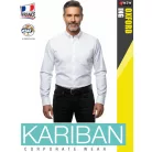 Kariban OXFORD WHITE férfi hosszúujjú ing - munkaruha