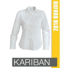 Kariban Oxford női rövidujjú ing - blúz