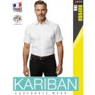 Kariban OXFORD WHITE férfi rövidujjú ing - munkaruha