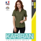 Kariban JUDITH LIGHTKHAKI női rövidujjú ing blúz - munkaruha