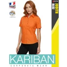 Kariban JUDITH ORANGE női rövidujjú ing blúz - munkaruha