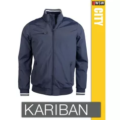 Kariban CITY BLACK bélelt kabát - munkaruha