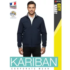 Kariban CITY NAVY bélelt kabát - munkaruha