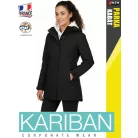 Kariban PARKA BLACK női bélelt télikabát - munkaruha
