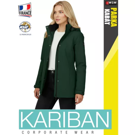 Kariban PARKA FOREST női bélelt télikabát - munkaruha