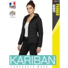 Kariban LIGHTWEIGHT PADDED BLACK női bélelt kabát - munkaruha