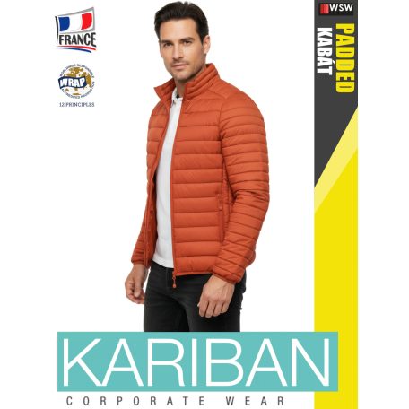 Kariban LIGHTWEIGHT PADDED BUNT férfi bélelt kabát - munkaruha