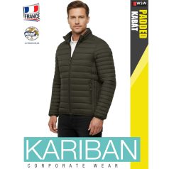   Kariban LIGHTWEIGHT PADDED DARKKHAKI férfi bélelt kabát - munkaruha